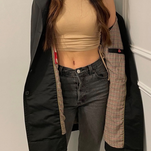 Women’s Black Soia & Kyo Size XS lined Trench Coat - Picture 6 of 7